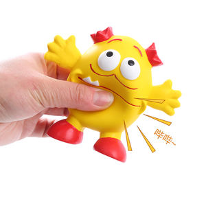 Kangdarpet yüksek kalite küçük canavar şekli lateks köpek oyuncak cıvıl cıvıl cıvıl interaktif ve hareket Pet oyuncak favori sağlık köpek oyuncak - Product Image 4