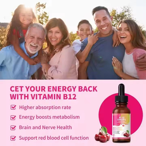 Tetes cairan <span class=keywords><strong>Vitamin</strong></span> <span class=keywords><strong>B12</strong></span> terbaik untuk anak-anak dewasa anti-gmo bebas Gluten mudah digunakan - Product Image 5