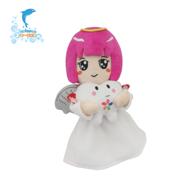 En gros Dessin Animé D'ange En Peluche Peluche Avec Enfants Encyclopédie Multifonction Personnalisation