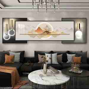 Peinture décorative moderne pour salon, peinture murale de fond de canapé, peinture murale suspendue, peinture en cristal de porcelaine, diamant, décoration de la <span class=keywords><strong>maison</strong></span> - Product Image 2