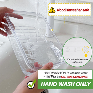 Portable 4 Compartment Clear Plastic <b>Snack</b> Platter <b>Snack</b> Box <b>Container</b> Snackle Storage Box Divided Serving Tray with Lid - Product Image 3