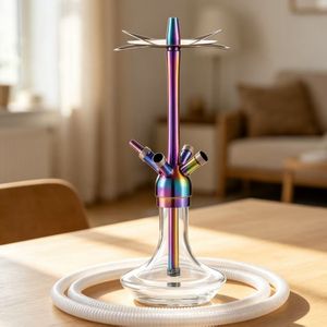 Moderna Cachimba Grande de Acero Inoxidable, Marca Original Chicha con Acabado Espejo - Product Image 4