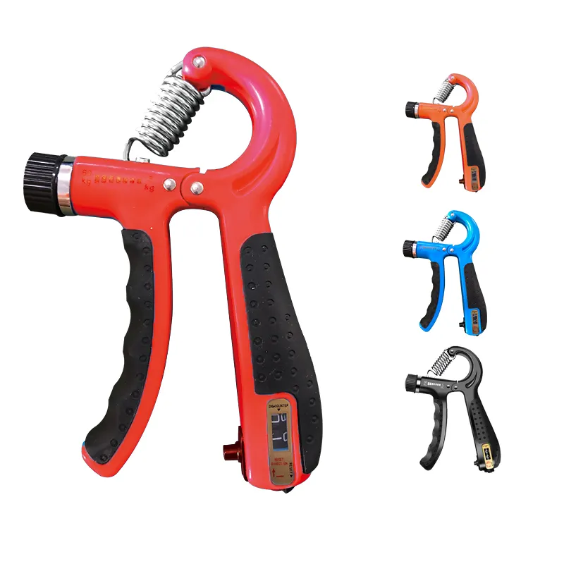 Men women adjustable counting 5 to 60kg fitness gym gripper trainer exercise hand grip strengthener