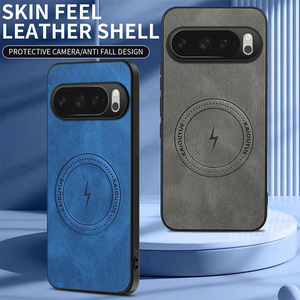 Funda Protectora para Teléfono con Carga Inalámbrica Magnética con Patrón de Cuero, Nuevo Modelo, para Google <span class=keywords><strong>Pixel</strong></span> 6 <span class=keywords><strong>6A</strong></span> 7 8 8A 9 9A 10 11Pro XL - Product Image 2