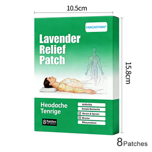 Médecine traditionnelle chinoise, pansement corporel rouge, pommade soulageant la douleur avec des ingrédients naturels, plâtre chinois naturel, soins de santé - Product Image 1