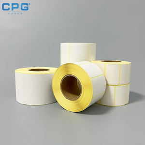 Manufacturer Bulk 4x6 Inch Direct Thermal Label Roll Food Grade No Carbon Required Logistics Express Waybill Thermal <b>Sticker</b> - Product Image 1