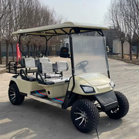 Véhicule de golf électrique tout-terrain personnalisé 3 ou 4 places avec contrôleur, batterie lithium 48V, vitesse maximale de 30 km/h et autonomie de 90 km