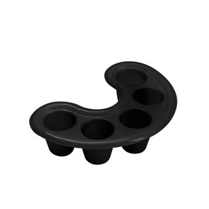 Bol de trempage professionnel ZHI JIA pour ongles, en plastique, portable, solide, pour ongles à cinq doigts, pointes d'art ongulaire, adoucissement des peaux mortes, outil de trempage - Product Image 6