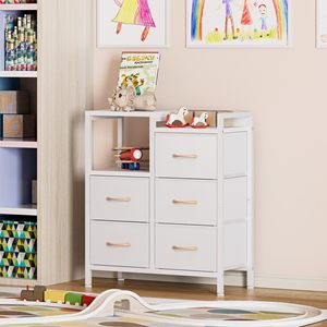 Meuble de rangement à 5 tiroirs en métal, couleur personnalisable, vente chaude, boîtes de rangement pour salon - Product Image 5