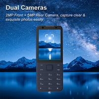 TIQ Mini M5s, double SIM populaire, 4 Go + 64 Go, livraison gratuite, prix de gros, bouton intelligent et écran tactile, téléphone Google Android 13