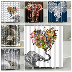 Gold Hotel Bathroom Curtains Drapes <strong>Roller</strong> <strong>Blinds</strong> 3D Flower Design <strong>Shower</strong> Curtain Eco-Friendly Custom Polyester 180*180CM - Product Image 5