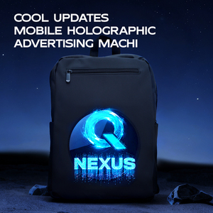 Écran publicitaire mobile holographique <span class=keywords><strong>3D</strong></span>, affichage LED, sac à dos capable d'afficher des images et des vidéos publicitaires - Product Image 2