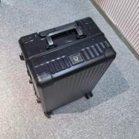 Fabrik großhandel 20-Zoll-Handgepäck Aluminium rahmen Gepäck koffer Luxus-Trolley-Koffer TSA-Code-Schloss 360-Grad-Stummräder