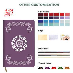 Fabricant service d'impression en gros combinaison recyclable noir <span class=keywords><strong>et</strong></span> bleu couverture en PU gaufrage <span class=keywords><strong>et</strong></span> estampage à chaud KJV Holy Bible - Product Image 5