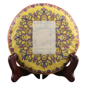 Thé Pu-erh chinois populaire, 200 grammes, Yunnan <span class=keywords><strong>Qi</strong></span> Zi Bing <span class=keywords><strong>Shu</strong></span>, qualité supérieure, thé compressé re-traité, en vrac, logo personnalisé OEM - Product Image 1