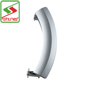 Pièces de rechange de machine à laver: Poignées de porte en plastique blanc/argent pour machines à laver pour <span class=keywords><strong>Siemens</strong></span> - Product Image 2