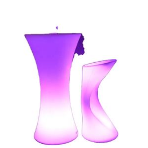 High Quality Bar Furniture Event Rental <strong>Tables</strong> LED <strong>Poseur</strong> <strong>Table</strong> - Product Image 1