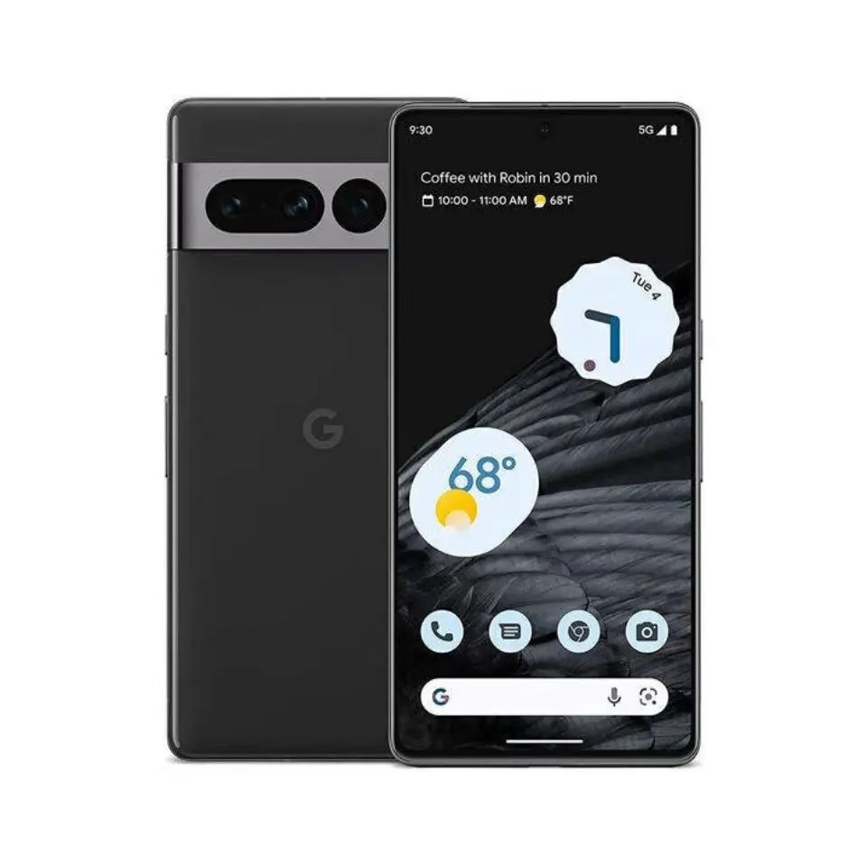 Para o telefone Google Pixel 7 Pro 6.7" 5000mAh Google Tensor G2 NFC Octa Core IP68 resistente a poeira/água Smartphone usado A+ 5G