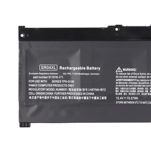 <span class=keywords><strong>Batterie</strong></span> d'ordinateur portable Li-Ion <span class=keywords><strong>SR04XL</strong></span> de haute qualité 15.4V 70.07Wh 4 cellules Rechargeable pour HP Pavilion Power 15 Series tout neuf en stock - Product Image 2