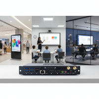 Mini PC OPS Tamaño Europeo, Procesador Intel U5 U7, 8GB RAM LPDDR5, 256GB SSD, Windows 11 Pro, Computadora OPS para Negocios y Pizarras Inteligentes