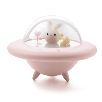 Lâmpada de luz inteligente, lâmpada de música de coelho voador, atmosfera infantil
