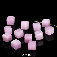 Vente en gros de perles en cristal d'agate naturelle carrées de 10 mm, perles en cristal en vrac pour bracelet et collier DIY