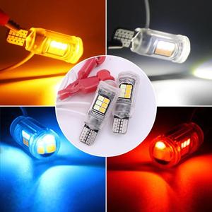 หลอดไฟ LED T10 สองสี |   ไฟวิ่งกลางวันสำหรับรถยนต์ ไฟเลี้ยว ไฟสัญญาณ ทดแทน |   สีขาวเหลือง 12V CE RoHS จากโรงงานโดยตรง - Product Image 5