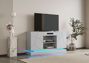 <span class=keywords><strong>Mobile</strong></span> <span class=keywords><strong>TV</strong></span> Moderno in Legno con Ripiano per Audio e Video, <span class=keywords><strong>Arredamento</strong></span> per Soggiorno con Spazio di Archiviazione per Appartamenti - Product Image 6