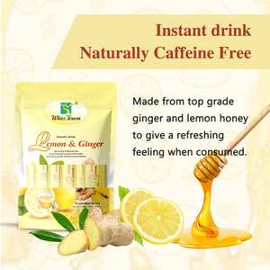 Bolsitas de Té Premium de Limón, Jengibre y Miel, Sin <span class=keywords><strong>Cafe</strong></span>ína, Té Instantáneo en Polvo con Sabor a Miel, Bebida Herbal para Calentar <span class=keywords><strong>el</strong></span> Estómago - Product Image 3