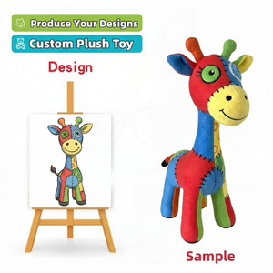 Fabricant de jouets en peluche personnalisés, vente en gros de pandas en peluche, sac à dos chat réaliste, poupée lumineuse, porte-clés en peluche, vêtements de poupée personnalisés - Product Image 1