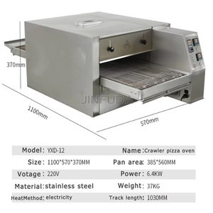 <span class=keywords><strong>Horno</strong></span> de Pizza de <span class=keywords><strong>Sobremesa</strong></span> para Cafeterías y Restaurantes de Comida Ligera, Ideal para Hornear Pizzas Pequeñas - Product Image 4