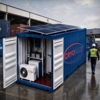 Chambre froide mobile préfabriquée à énergie solaire de qualité supérieure pour aliments et produits pharmaceutiques