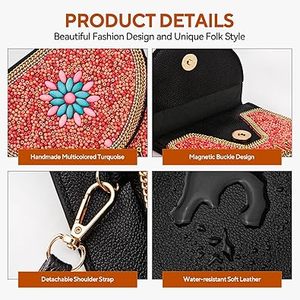 Shoulder Purse Stylish Casual Clutch Purses for Women Adjust Strap <b>Tote</b> Handbags with <b>Zip</b> Closure - Product Image 5