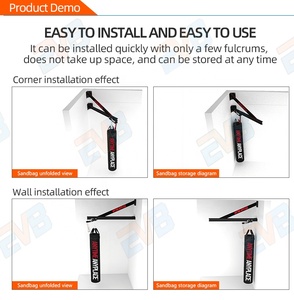 High Quality <strong>Wall</strong> Mount <strong>Punch</strong> <strong>Bag</strong> Stand Frame PU and Leather Sandbag Boxing <strong>Bracket</strong> Kicking <strong>Bag</strong> <strong>Bracket</strong> with Sand Filling - Product Image 4