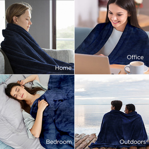 Manta Ultrasónica de Poliéster para Dormitorio, con Doble Control de Calefacción, para Hogar y Hoteles, de Franela, con Características Terapéuticas - Product Image 4