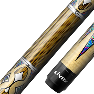 Taco <span class=keywords><strong>de</strong></span> <span class=keywords><strong>Billar</strong></span> <span class=keywords><strong>Americano</strong></span> LIVEX con Logotipo Personalizado, 13mm, 1/2, Madera <span class=keywords><strong>de</strong></span> Arce, Empuñadura <span class=keywords><strong>de</strong></span> Cuero, 18-21oz, CE, OEM, Venta al por Mayor - Product Image 3
