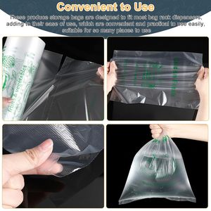 Clear PE Plastic Produce <b>Bags</b> Roll 1000 <b>Small</b> <b>Bags</b> for Fruits Vegetables Bread Storage Kitchen Food Storage Roll Packaging - Product Image 2