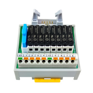 8-kênh 24VDC Plug-in <span class=keywords><strong>Relay</strong></span> module với OX sừng nối 1NO chuyển đổi thiết bị điện - Product Image 3