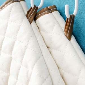 Pure Cotton <b>Oven</b> <b>Gloves</b> Dotted Style High-Temperature Anti-Scald Baking <b>Glove</b> Mitt Set Suitable for Microwave <b>Ovens</b> <b>Gloves</b> - Product Image 4