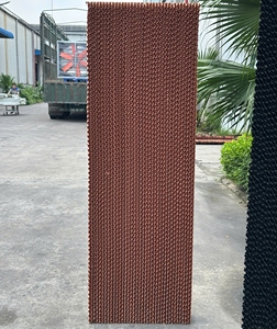 New High Better Air <b>Cooling</b> System <b>Pad</b> & <b>Cooling</b> <b>Pad</b> Evaporative Absorbent Kraft Paper for Poultry & Pig Farms Factory Workshops - Product Image 1