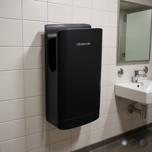 Secador de Manos Eléctrico Zefiro 556x296x175 Negro de Pared para Uso Comercial - Product Image 3