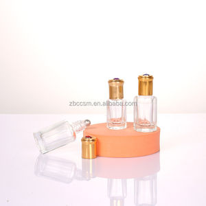 Venta Directa de Fábrica en Shandong, Botella de Perfume Octogonal de Vidrio de 3ml, 6ml, 12ml con <span class=keywords><strong>Rodillo</strong></span> y Tapa de Aluminio - Product Image 2