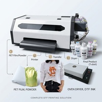 Imprimante DTF A3 professionnelle 330 mm XP600 numérique à jet d'encre textile automatique neuve avec garantie 1 an, portable rouleau-à-rouleau pour flex
