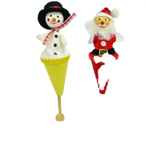 Wooden Educational Toy push Pop Up Puppet