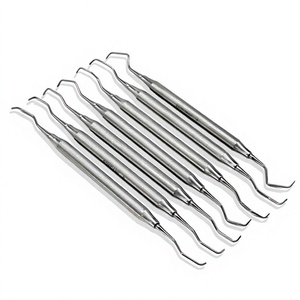 Raspador Dental de Acero Inoxidable, Explorador Dental de Doble Punta, Instrumento Periodontal, Herramienta de Cuidado Bucal, Instrumento Dental para Dentistas - Product Image 2