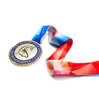 Lanière personnalisée couleur rouge bleu médaille accessoires sangle taille personnalisée lanière porte-cartes