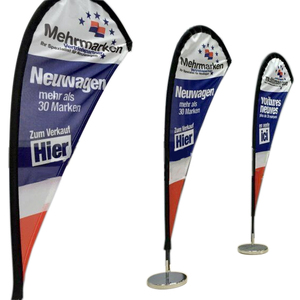 Bandiera a Piuma Personalizzata per Stampa, Beachflag, Wind Flag, Swooper, Bow Flag, Teardrop Flag, Blade Flag, Flutter Flag, Flying Flag per Fiere - Product Image 5