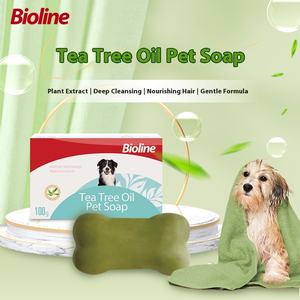 Jabón para mascotas con aceite de árbol de té ecológico, directo de fábrica, venta al por mayor, champú para perros, suministro transfronterizo - Product Image 4