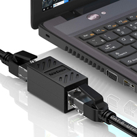 Conector de Cable de Red RJ45 ZOERAX, Conector de Computadora, Extensor de Red de un Punto, Divisor, Temperatura de Funcionamiento en Grados Negativos