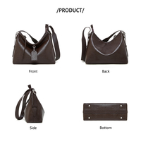 Sac à bandoulière vintage en cuir véritable pour femme, sac messager de luxe de créateur pour femme, fabrication originale haut de gamme, personnalisable en gros